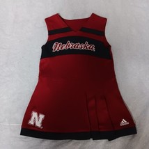 Adidas Nebraska Cornhuskers Cheerleader Outfit Girls 3T Red Black - $19.95