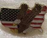 USA Map Eagle Lapel Pin - $9.98