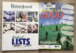 Lot 2 Eastern Pennsylvania Business Journal Book of Lists 1999 &amp; 2000 - $7.50