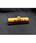 Vtg HO Scale Tyco SHELL OIL GAS Tanker Car RAILROAD TRAIN MODEL Toy Petr... - $9.49