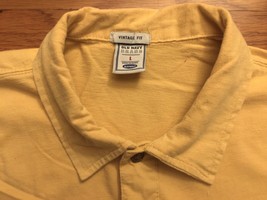 Izod Brown Blue White Stripes Long Sleeve Polo Tee T-Shirt Extra Large XL - $24.99
