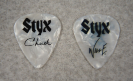 STYX GUITAR PICKS Lot of 2 WILL E. CHUCK STYXWORLD.COM 2023 TOUR FREE SH... - $16.78