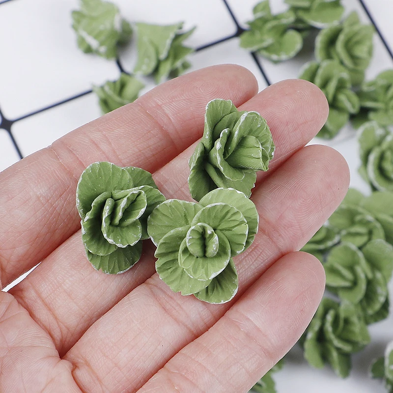 5Pcs/lot Cauliflower Chinese Cabbage Green Mini Small Doll House Mini Cute - £8.99 GBP+