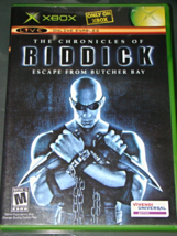 Xbox  The Chronicles Of Riddick Escape From Butcher Bay (Complete With Manual) - £14.38 GBP