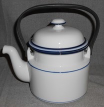 Dansk Bistro CHRISTIANSHAVN BLUE PATTERN Six Cup Teapot MADE IN JAPAN - £39.43 GBP