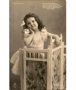 Girl, vintage, Art Deco postcard, 1909 Circa, Vintage Postcard, Collectible - $92.48 MXN