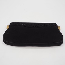 Vintage Womans Clutch Handbag Change Purse Wallet Black - £19.82 GBP