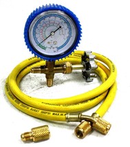 A/C R134a R12 R22 Single Manifold Gauge Kit 4 Testing Charging Air Condi... - £16.75 GBP