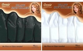 10 Pcs Pillow Soft Satin Hair Foam Rollers Curlers Sleep Sponge "No Pins Needed" - £3.82 GBP+