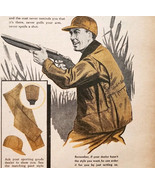 1952 Duxbak Waterproof Coat Utica Advertisement Hunting Outdoor Clothes ... - $19.99