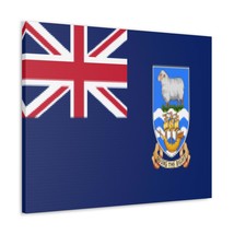 Falkland Islands Country Flag Canvas Vibrant Wall Art Unframed Home Decor - £56.80 GBP+