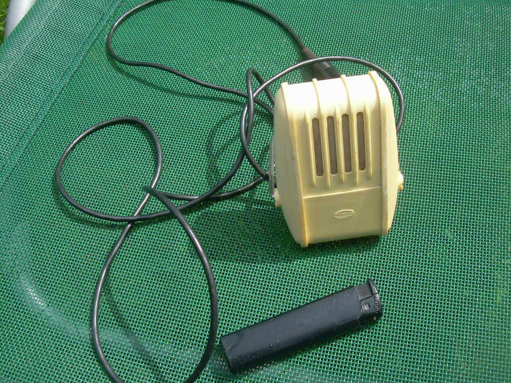 L213 Vintage Soviet USSR Russian  Microphone Oktava MD-47 1972 DIN Plug - $29.69