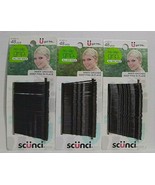 3 Packs SCUNCI - No-Slip Grip Hair Bobby Pins - 48 each  (144 total) Dar... - £7.46 GBP