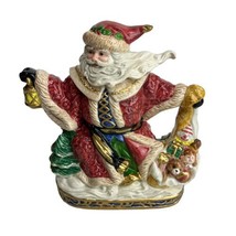 Fitz &amp; Floyd Omnibus Collection1994 Renaissance Santa 2.25 Qt Christmas ... - $44.55