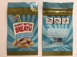 100 Mylar storage bags 3.5g-7g - Peanut Butter Breath - £31.60 GBP