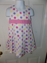Mini Boden Multi Color Polka Dot Dress Size 2/3Y Girl's EUC - $18.50