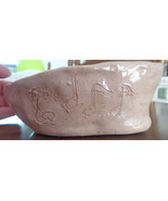 Handmade Pottery - Small Triangular Bowl, Music Themed - $18.99 MXN