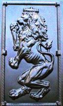 Giant Mold 19"x34"x2" Scottish Rampant Lion (Right Face) Wall Plaque, Fast Ship image 5