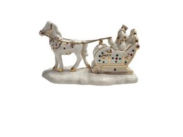 Lenox 2007 Mistletoe Park Horse and Sleigh No Box - £140.79 GBP