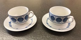 Pontesa Ironstone Castilian Granada Pattern Cup &amp; Saucer Set of 2 - £25.98 GBP