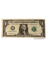 2017 1$ One Dollar Bill 5 of a Kind and Double &quot;08001800&quot; Serial Number - $13.78 CAD