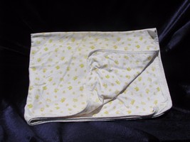 Vintage Carters Baby Blanket White Yellow Cat Dog Bunny Rabbit Wreath Teddy Bear - £26.77 GBP