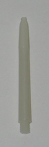 White Nylon Dart Shafts - 1 sets (3 shafts), 2BA Short - $2.70