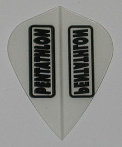 1 set (3 flights) Pentathlon Kite Clear dart flights - $2.70