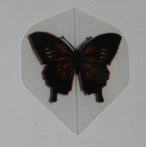 1 set (3 flights) - BUTTERLY - Standard, Hard Poly flights - P574 - $2.60