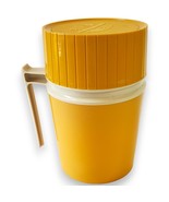 Vintage King Sealy 10oz Thermos Model 7002 Harvest Gold Glass Vacuum Lined - $247.08 MXN