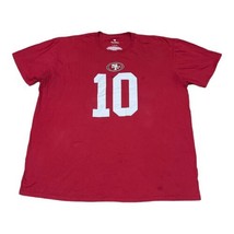 NFL San Francisco 49ers Jimmy G Garoppolo Red 3XL Short Sleeve Jersey Tee READ - £17.13 GBP