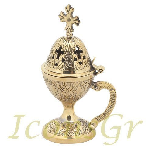Christian Orthodox Greek Censer (78b) [Kitchen]