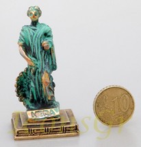 Ancient Greek Zamac Miniature Statue of Hera (Green/gold) [Home] - £9.44 GBP