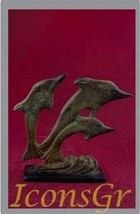 Ancient Greek Bronze Museum Replica of Dolphins (1268) [Kitchen] - $58.60