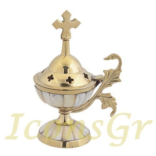 Christian Orthodox Greek Censer (9319mop) [Kitchen]