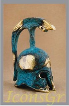 Ancient Greek Bronze Replica of Thespian Helmet (381) [Kitchen] - £26.58 GBP