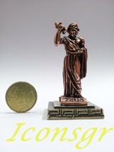 Ancient Greek Zamac Miniature Statue of Zeus (1332-copper) [Kitchen] - £7.75 GBP