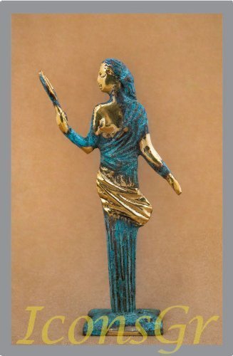 Ancient Greek Bronze Museum Statue Replica of Afrodite (232) [Kitchen]