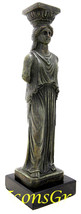 Ancient Greek Bronze Museum Statue Replica of Kariatis (1138)  - £119.54 GBP