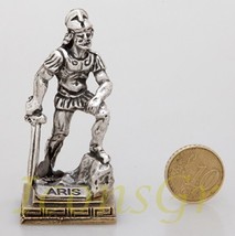 Ancient Greek Zamac Keyring Miniature Statue of Ares (Silver) [Toy] - £9.94 GBP