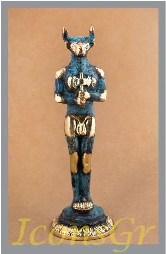 Ancient Greek Bronze Museum Statue Replica of Minotaur (276) [Kitchen]