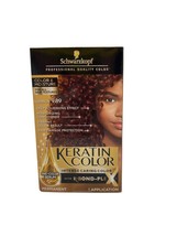 Schwarzkopf Keratin Color &amp; Moisture Permanent Hair Color 9.89 Crimson damagebox - £3.84 GBP