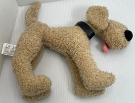Vintage Applause Plush Stuffed Dog Brown Tan Puppy Wire Terrier - £6.37 GBP