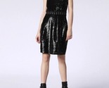 DIESEL Womens Mini Dress D - Bookie Sleeveless Elegant Black Size S 00S7J6 - $187.21
