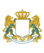 Lions Shield and Crown Machine Embroidery Design, Instant Download - $6.84 CAD