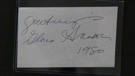 Gloria Swanson (d. 1983) Signed Autographed Vintage Signature - £39.22 GBP