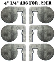 4”x1/4” .22lr Steel Shooting Dueling Tree Paddles For Reactive &amp; Hostage... - $46.99