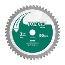 Tomax 7-1/4-Inch 50 Tooth Industrial Level Steel And Ferrous Metal, Inch Arbor - £17.91 GBP