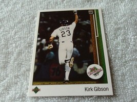 1989 Upper Deck # 666 Kirk Gibson World Series Moment Gem Mint !! - £63.94 GBP