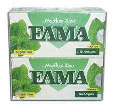 Chios Elma Mastic Gum Spearmint Flavor 20x10 Pieces / 20x14gr - From 100% Fre... - £29.58 GBP
